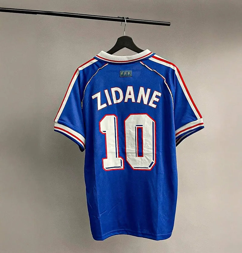 Retro Jersey Zidane Francia 1998, Football T-shirts