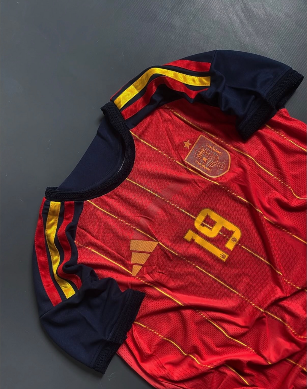 Spain World Cup Jersey, Lamine Yamal Number 19