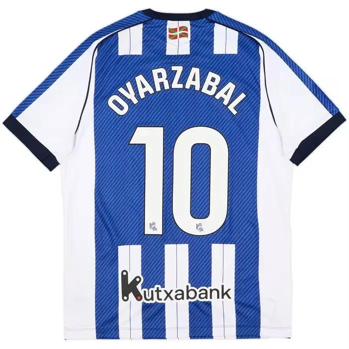 2025-26 Real Sociedad Home Shirt Oyarzabal  Jersey Fan Version T-shirt